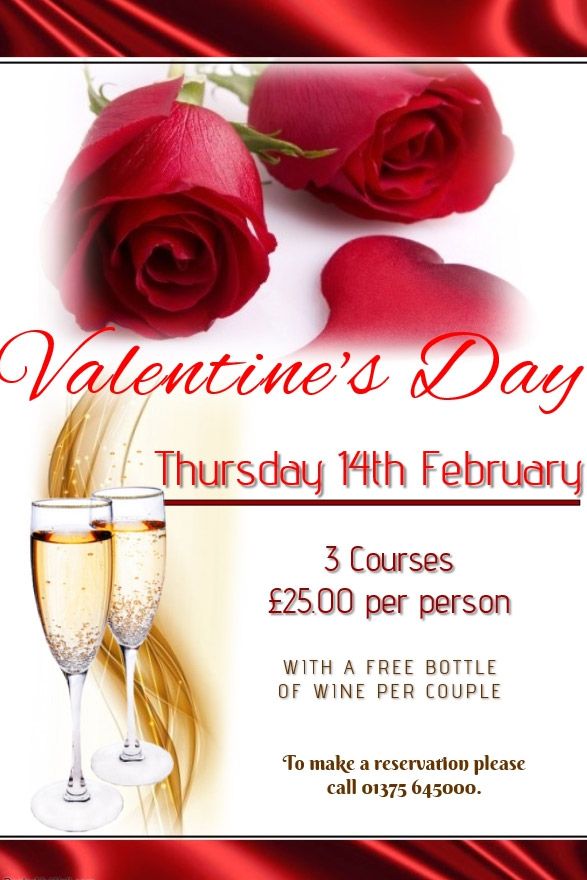 Valentine’s Day Meal Bull Pub